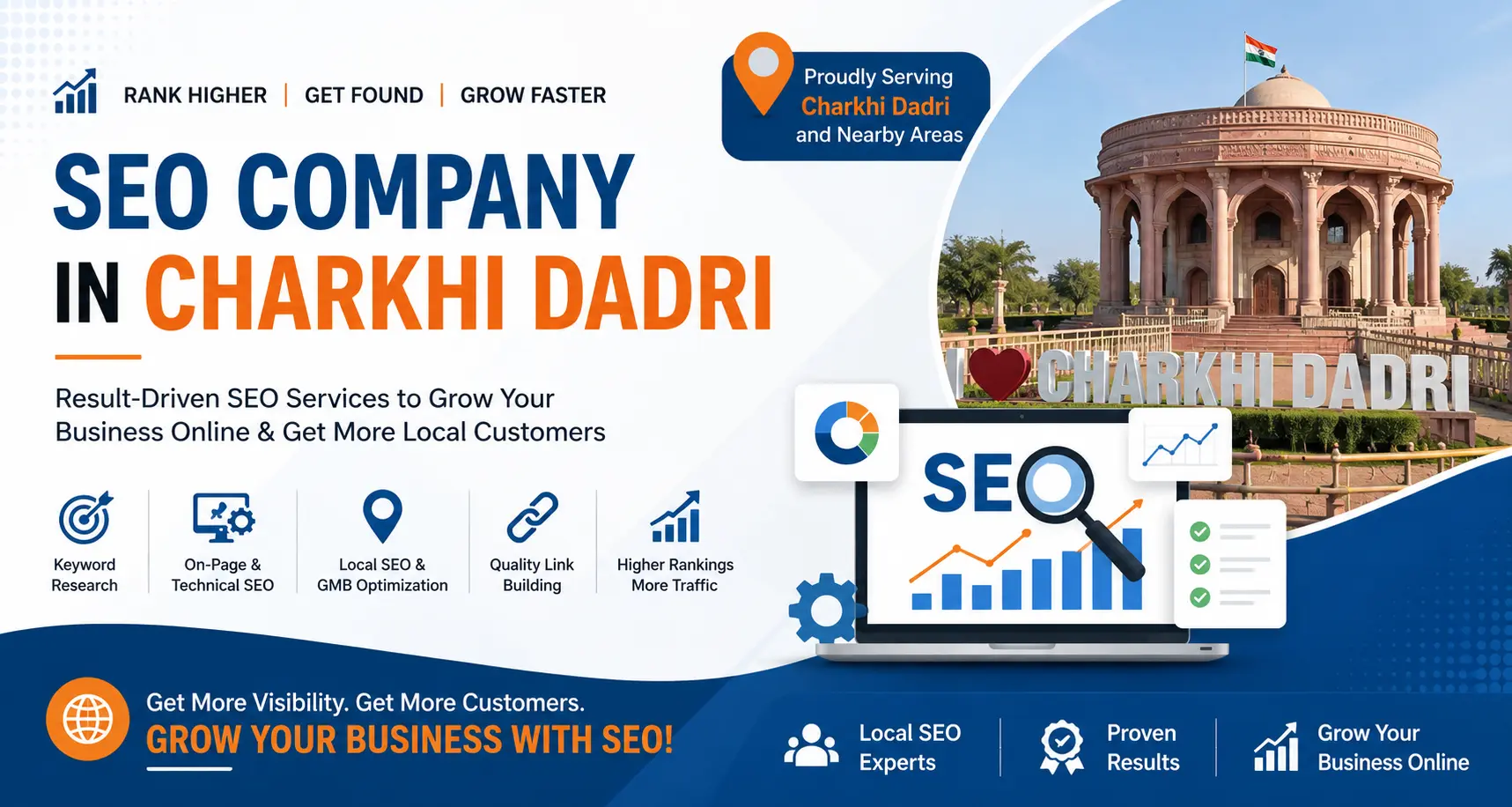 Best SEO Company in Charkhi Dadri for Higher Rankings & More Leads