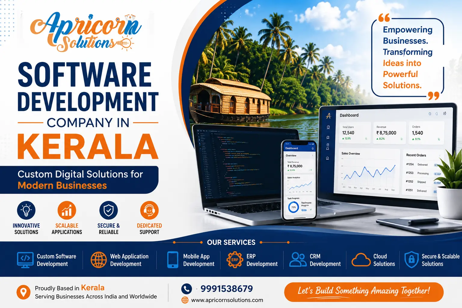 Software Development Company in Kerala – Custom Digital Solutions for Modern Businesses