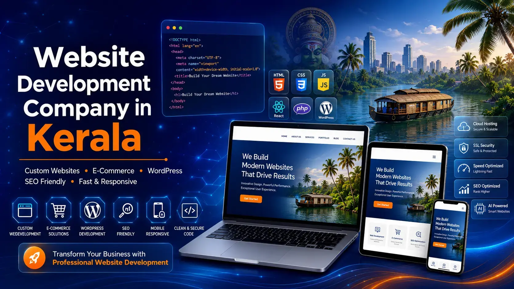 Website Development Company in Kerala – Build a Powerful Online Presence with Apricorn Solutions