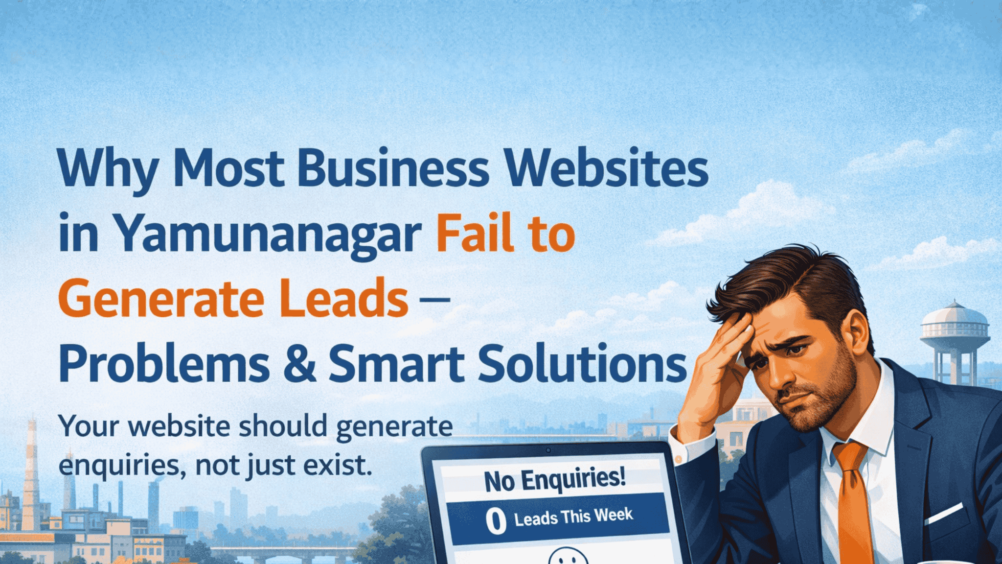 Why Most Business Websites in Yamunanagar Fail to Generate Leads – Problems &amp; Smart Solutions