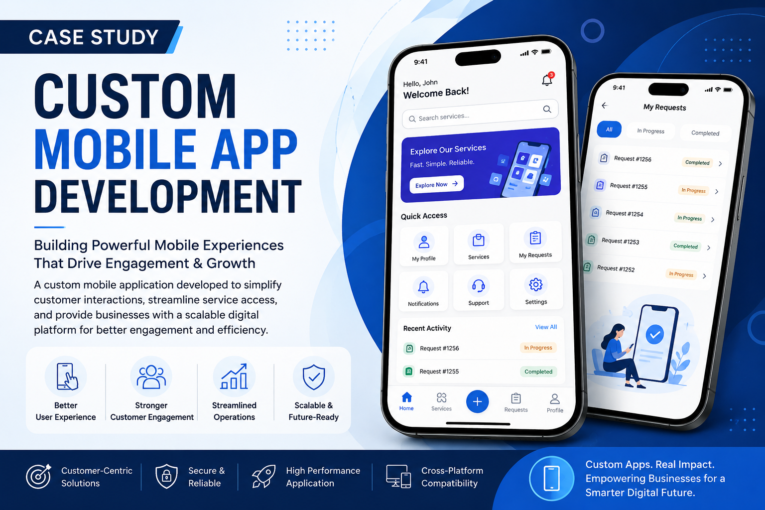 Custom Mobile App Development for Better Customer Engagement