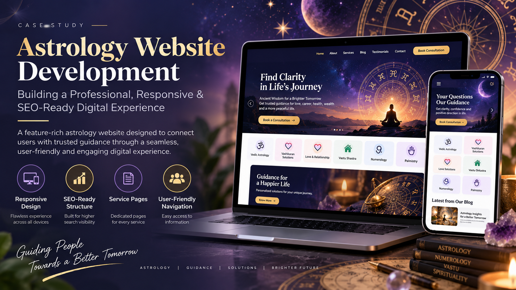 Astro Saloni – Astrology Website Development Case Study