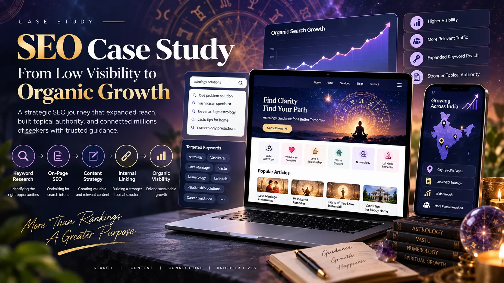 Astro Saloni SEO Case Study – Building Organic Visibility from the Ground Up